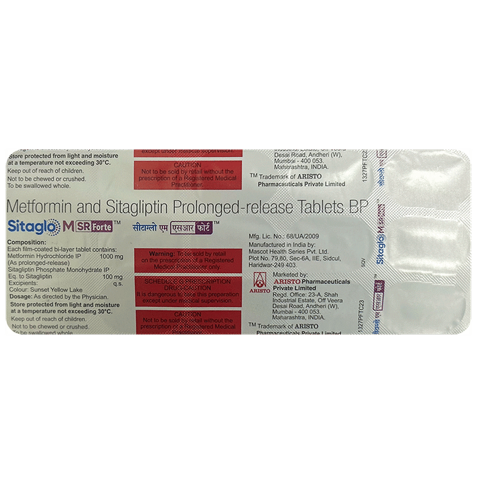 Sitaglo MSR Forte Tablet PR