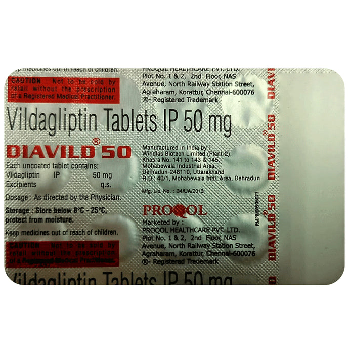 Diavild 50mg Tablet
