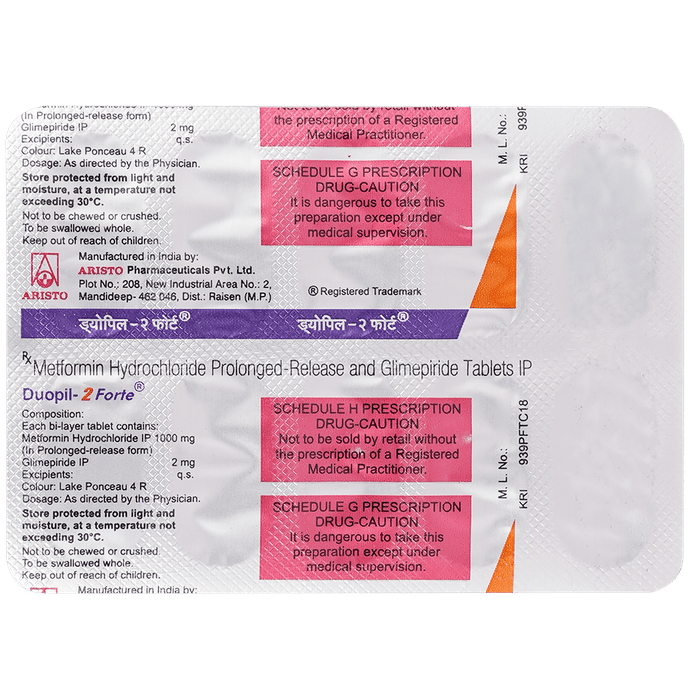 Duopil 2 Forte Tablet PR