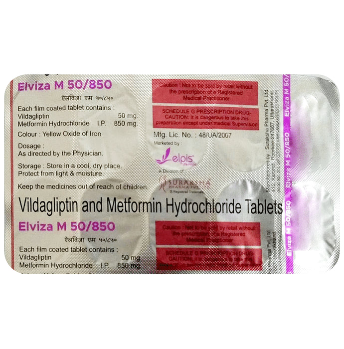 Elviza M 50/850 Tablet