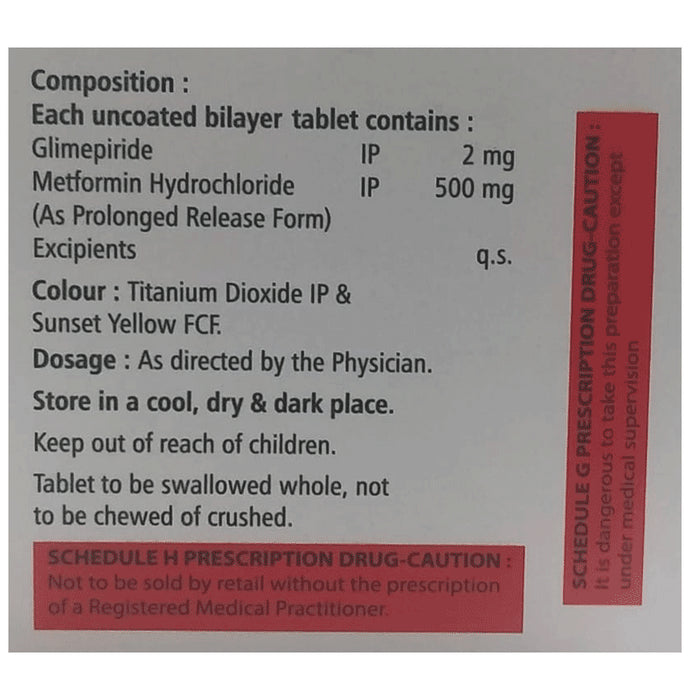 Erosmet-G 2 Tablet PR