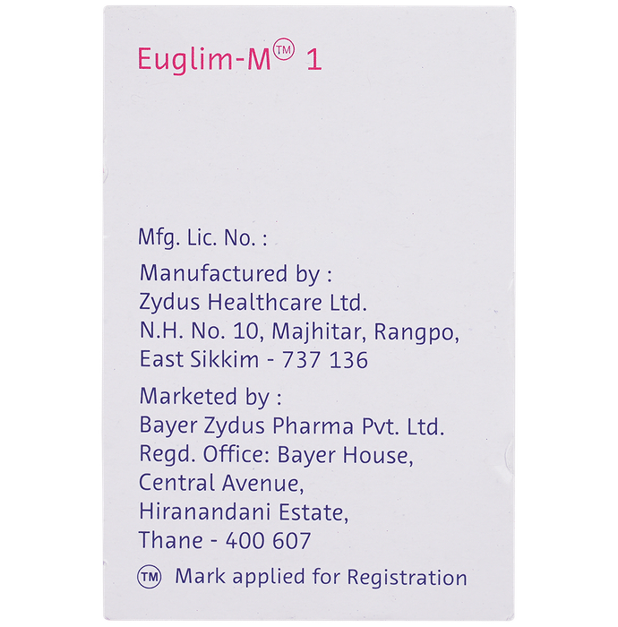 Euglim-M 1 Tablet PR