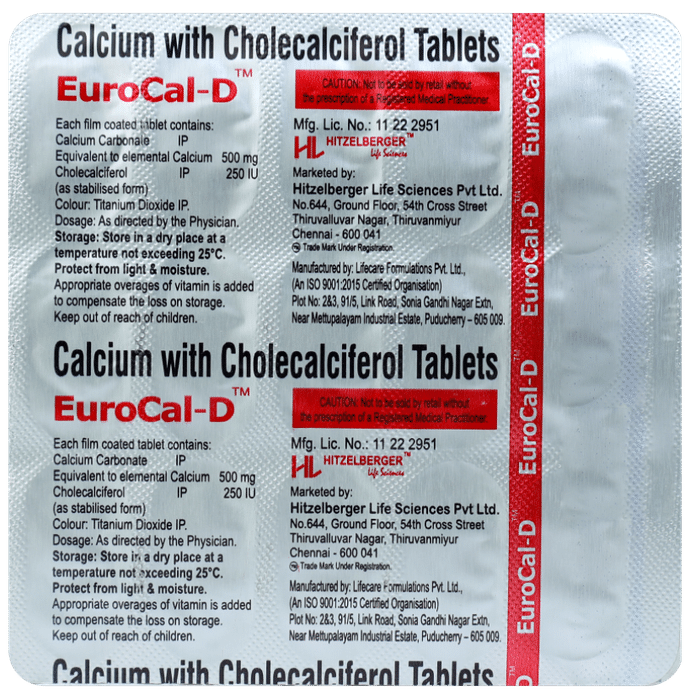 Eurocal-D Tablet