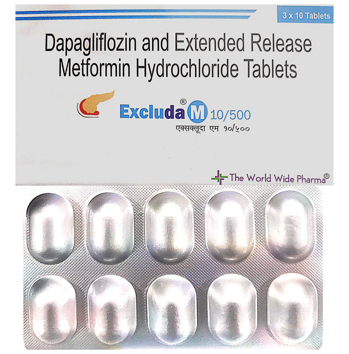 Excluda M 10/500 Tablet ER