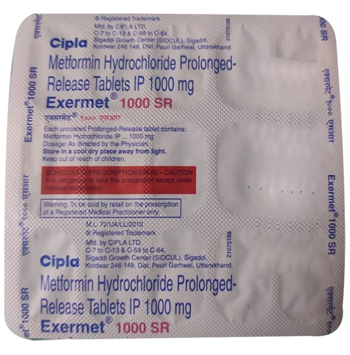 Exermet 1000 Tablet SR