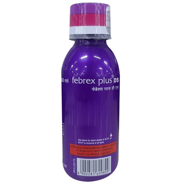 Febrex Plus DS Oral Suspension Delicious Orange