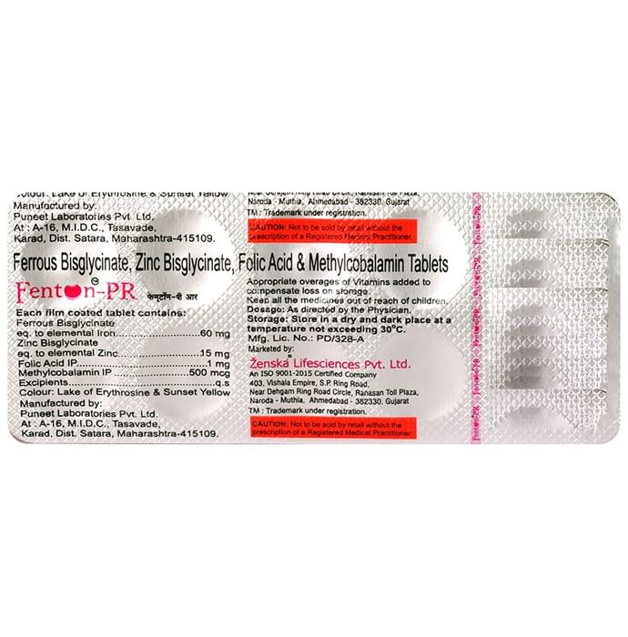 Fenton-PR Tablet