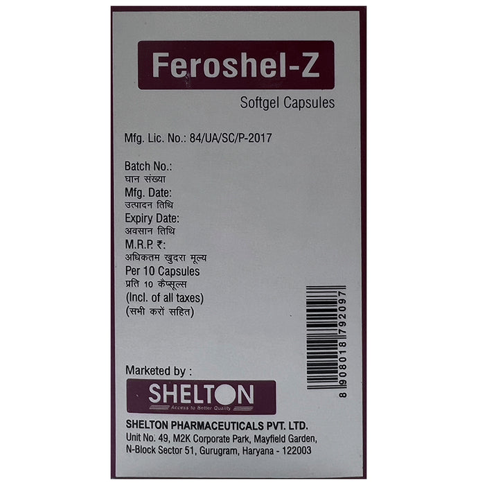 Feroshel-Z Softgel Capsule