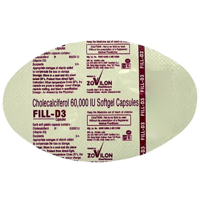 Fill-D3 Softgel Capsule