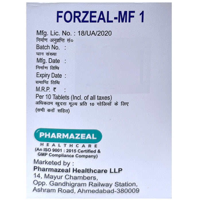 Forzeal-MF 1 Tablet PR