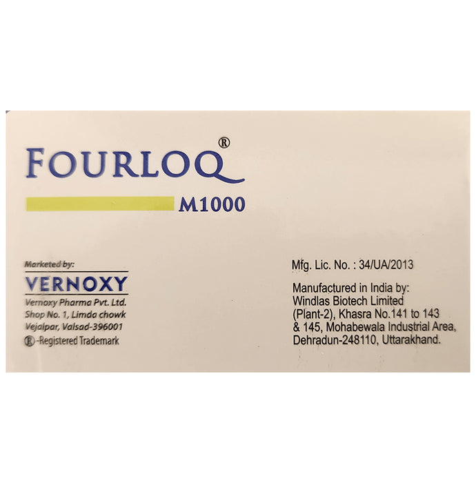 Fourloq M 1000 Tablet SR