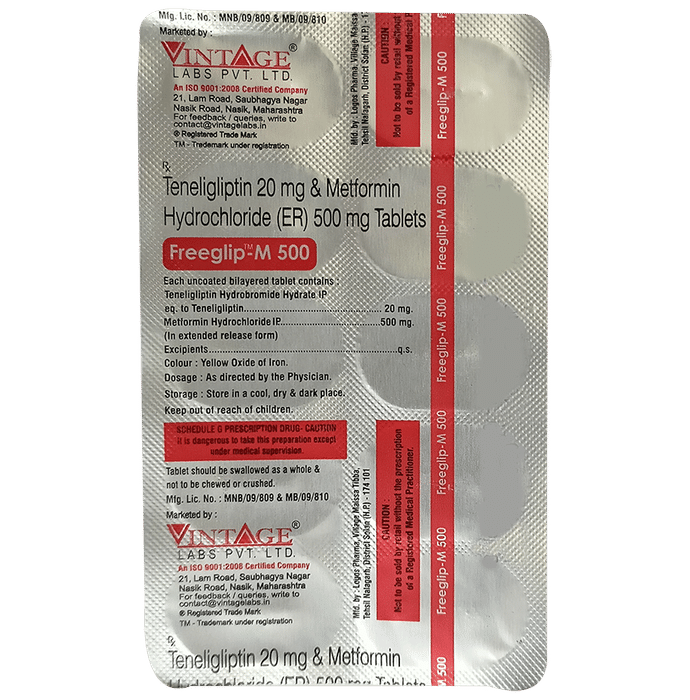 Freeglip-M 500 Tablet ER