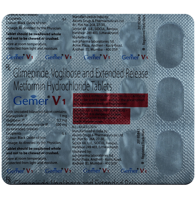 Gemer V 1 Tablet ER