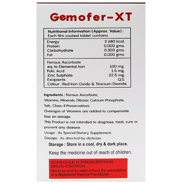 Gemofer-XT Tablet