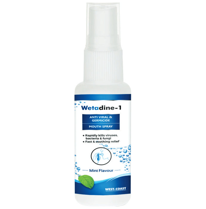 Wetadine 1 Mouth Spray Mint