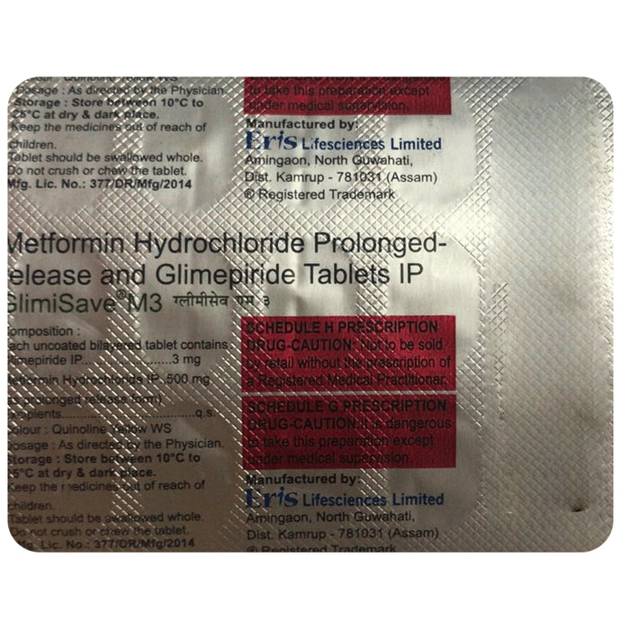 Glimisave M 3 Tablet PR