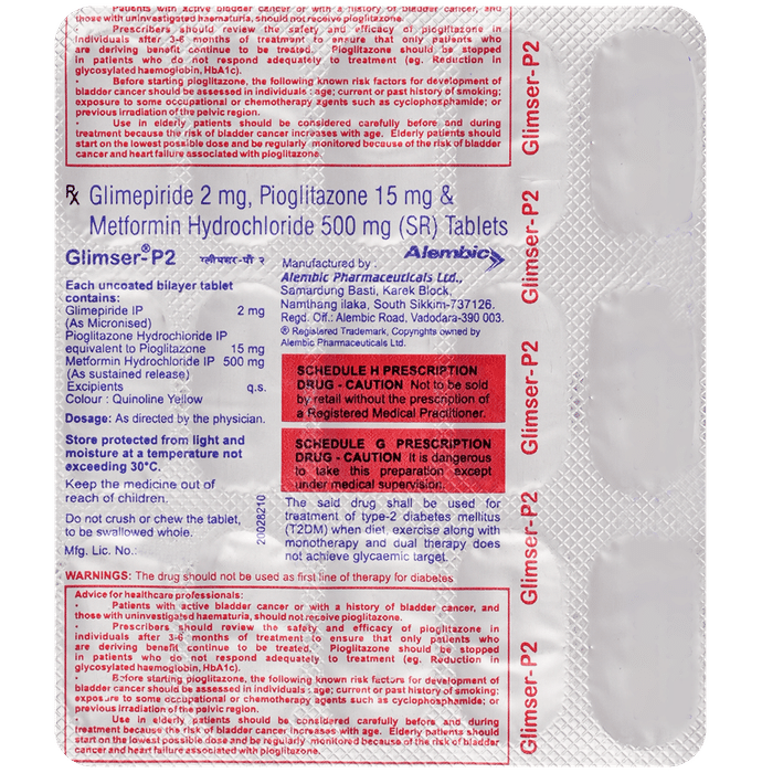 Glimser-P 2 Tablet SR