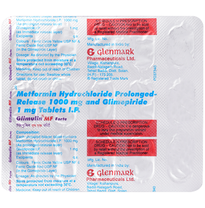 Glimulin MF Forte Tablet PR