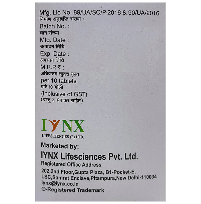 Glionyx-MV 1mg/500mg/0.2mg Tablet