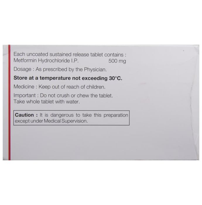 Gluformin XL 500 Tablet