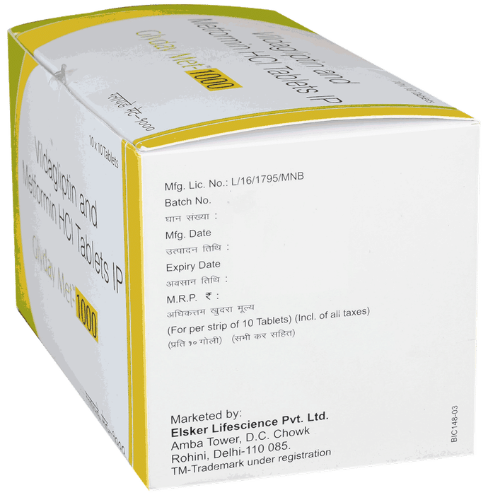 Glyday Met 1000 Tablet