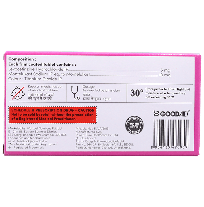 Goodlukast LC Tablet
