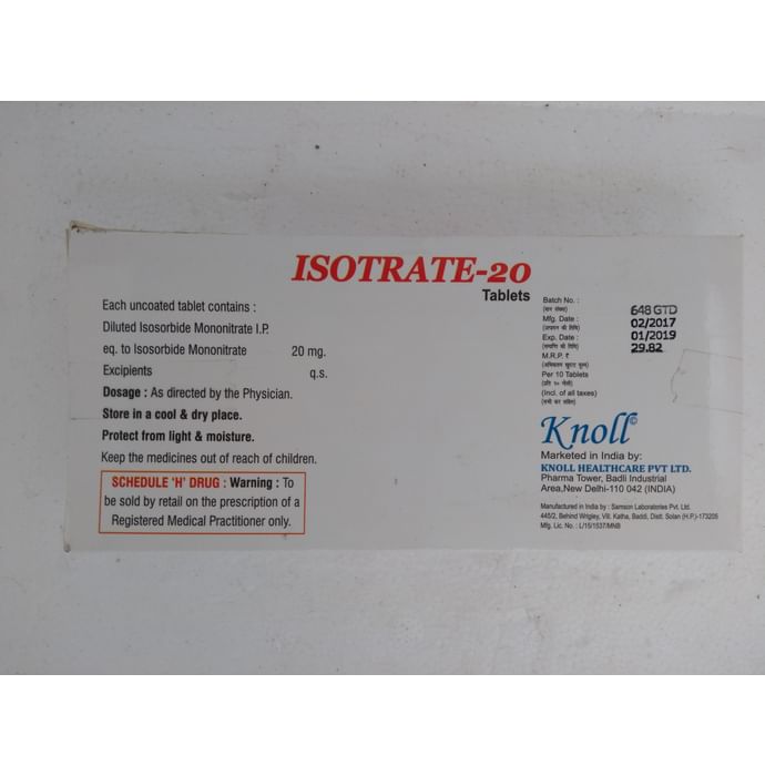 Isotrate 20 Tablet