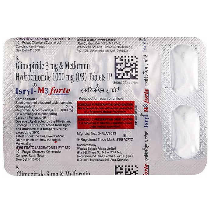 Isryl-M3 Forte Tablet PR