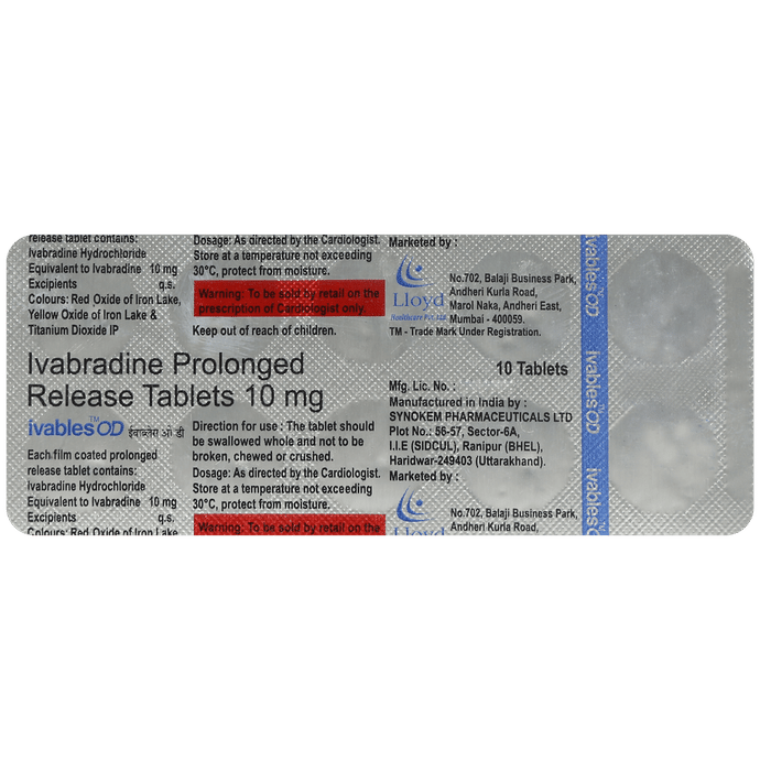 Ivables OD 10mg Tablet