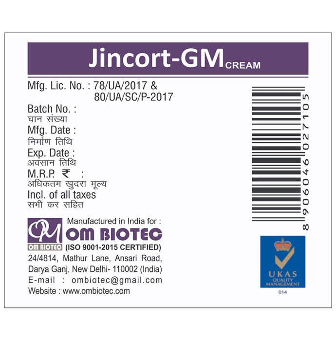Jincort-GM Cream