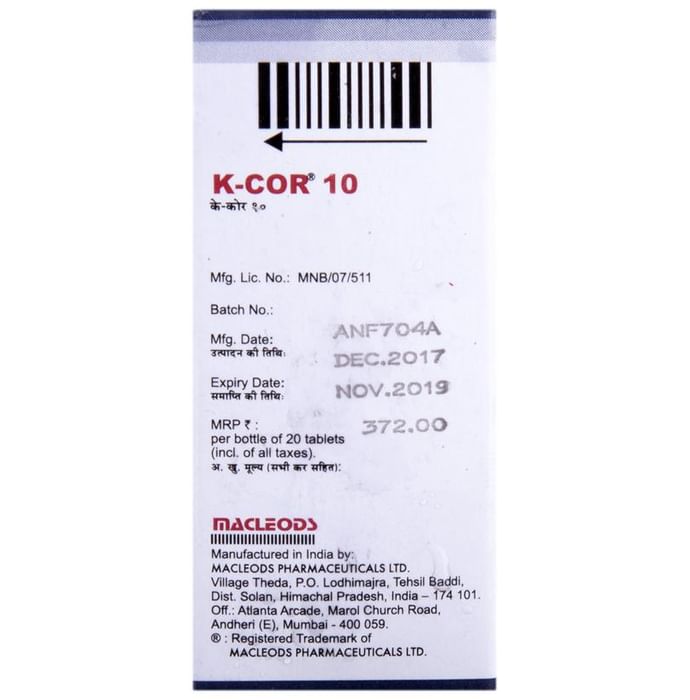 K-Cor 10 Tablet