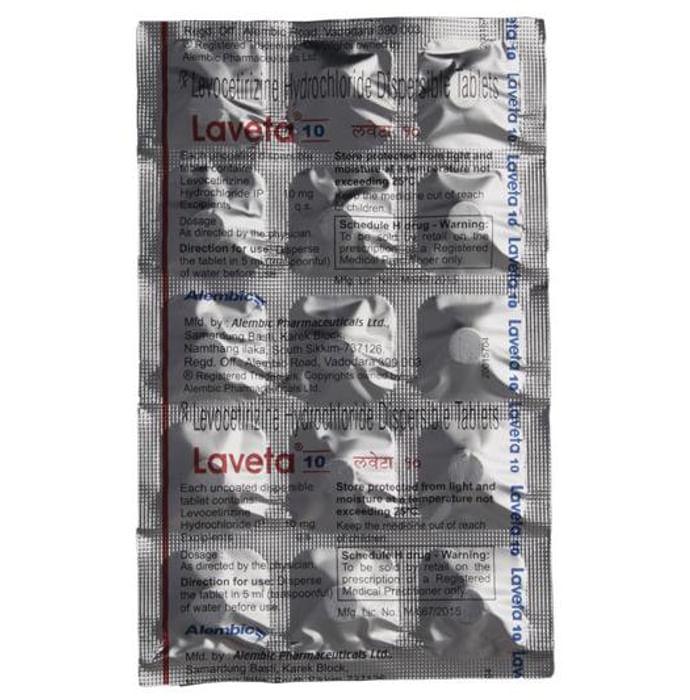 Laveta 10 Tablet DT