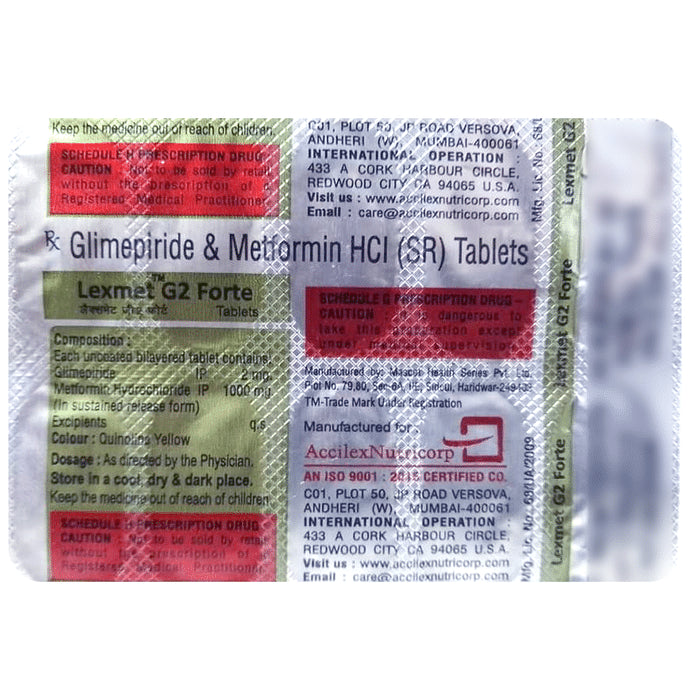 Lexmet G2 Forte Tablet SR