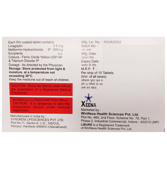 Libure-M 2.5/500 Tablet