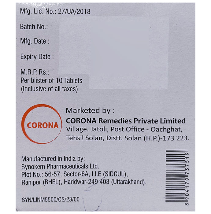 Linabite M 5/500 Tablet ER