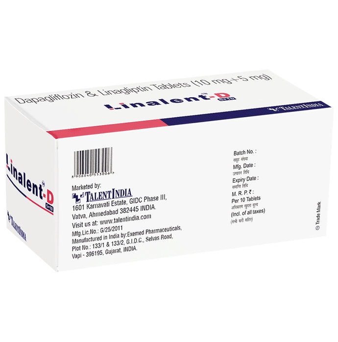 Linalent-D 5+10 Tablet