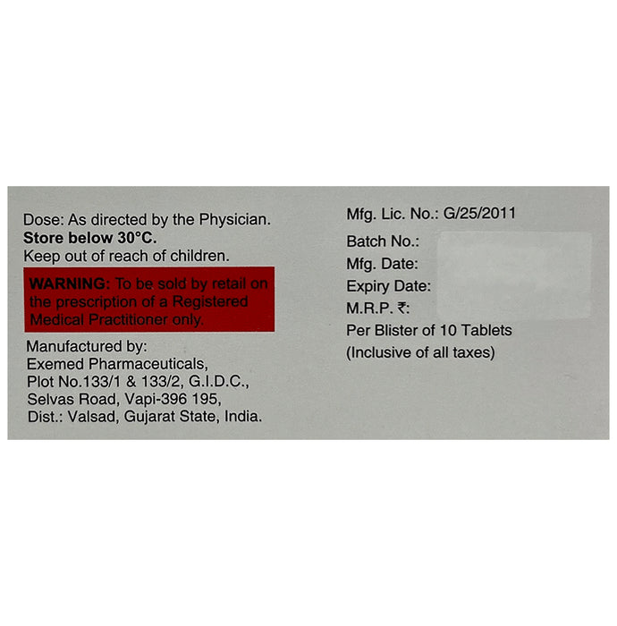 Linero D 10mg/5mg Tablet