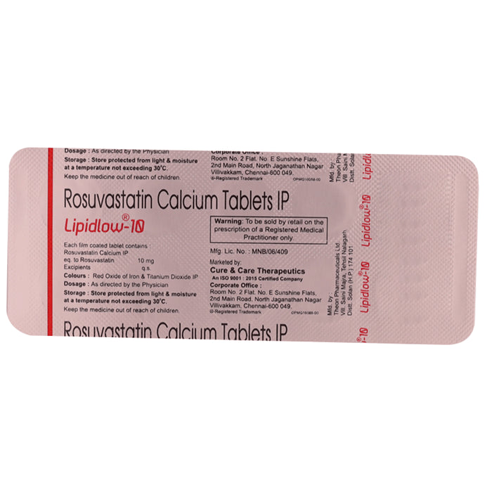 Lipidlow 10 Tablet