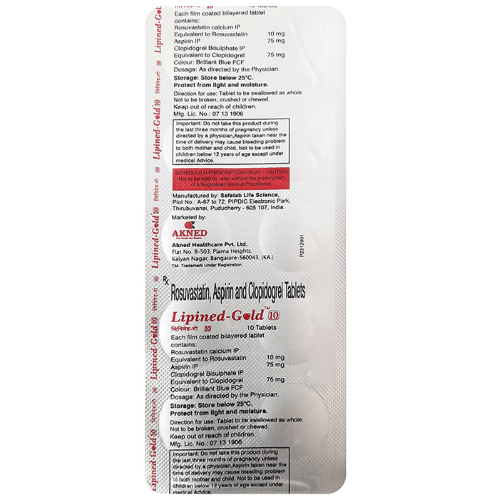Lipined-Gold 10 Tablet