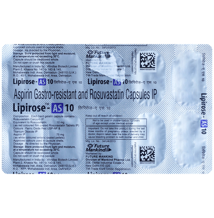 Lipirose-AS 10 Capsule