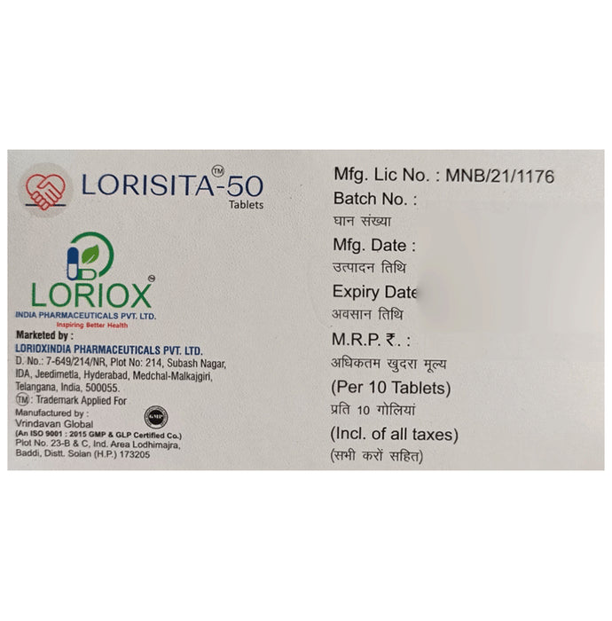 Lorisita 50 Tablet