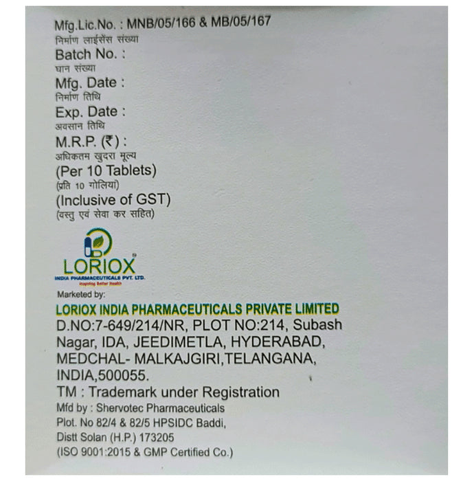 Lorisita-M50 Tablet