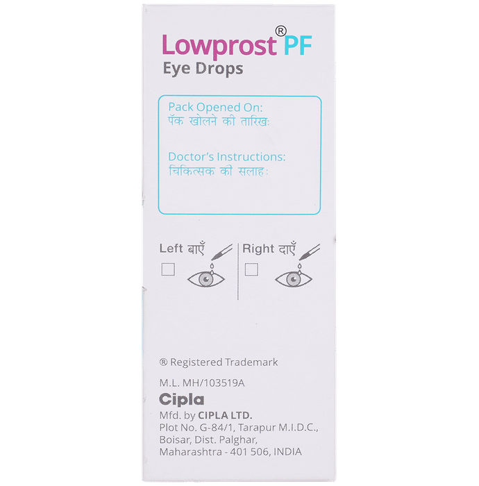 Lowprost PF 0.01% Eye Drop