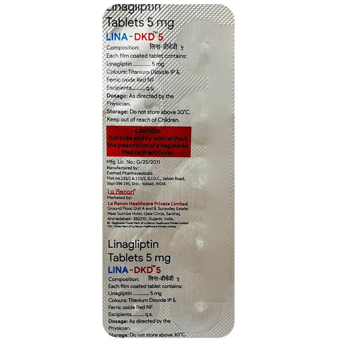 Lina-DKD 5mg Tablet