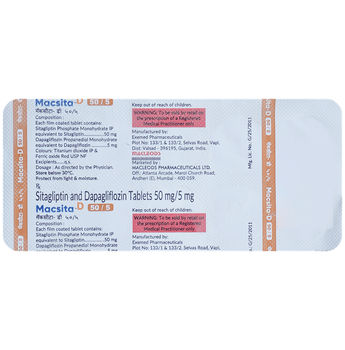 Macsita-D 50/5 Tablet