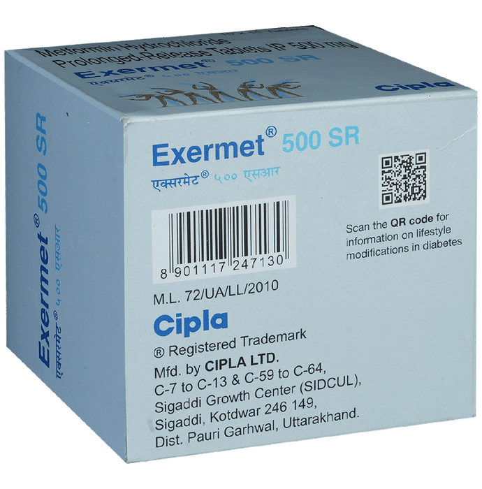 Exermet 500 Tablet PR