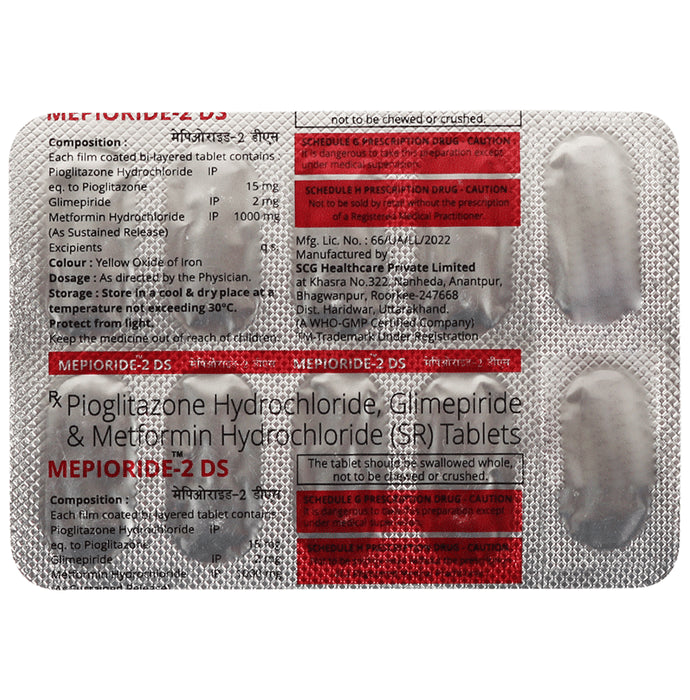Mepioride 2 DS Tablet SR
