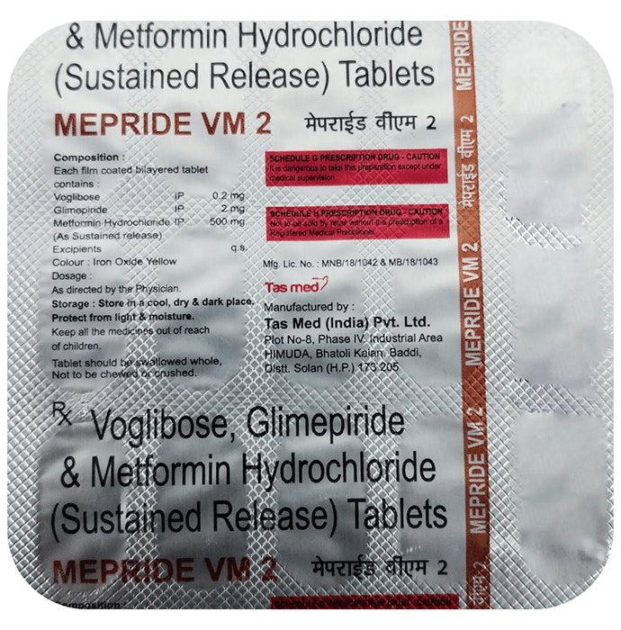 Mepride-VM 2 Tablet SR