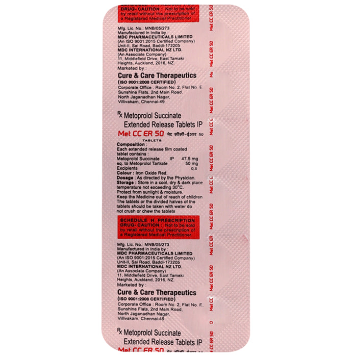 Met CC ER 50 Tablet