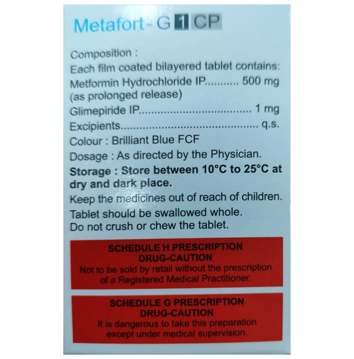 Metafort-G1 CP Tablet PR